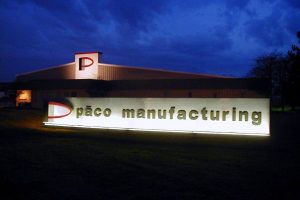 pāco manufacturing I-65 at night