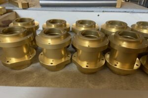 Gold Anodized Machined Parts